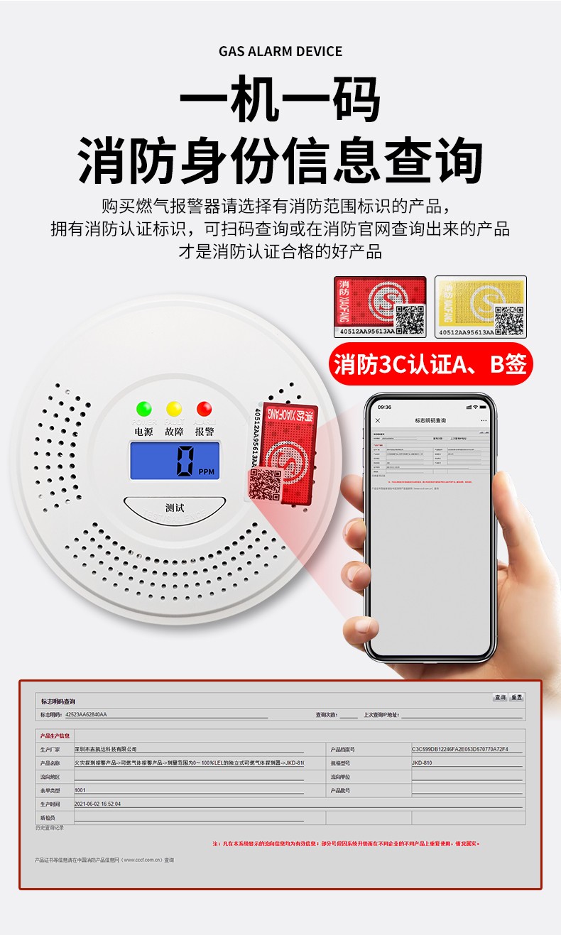 一氧化碳報(bào)警器(圖2)